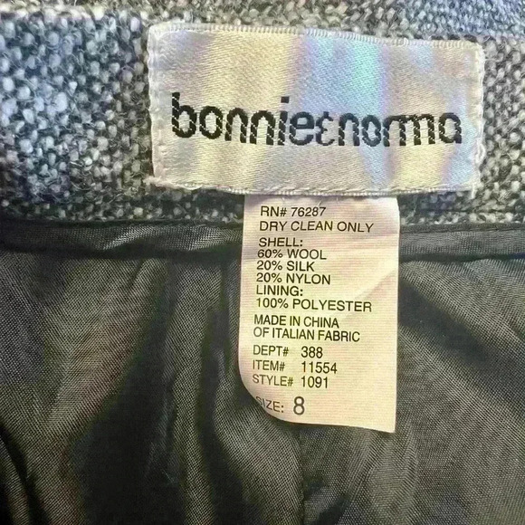 Bonnie & Norma Wide Leg Wool Blend Pants - Picture 3 of 3